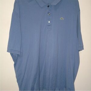 lacoste men’s polo shirt in classic blue
